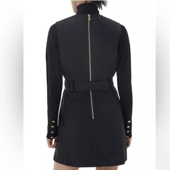 Barbour Cray Belted Cotton Minidress Size 12 - Picture 3 of 10